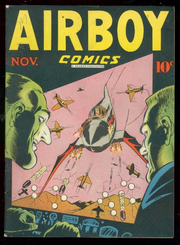 AIRBOY COMICS V.3 #10-SKY WOLF/HEAP-HIGH GRADE COPY-HOT VF-