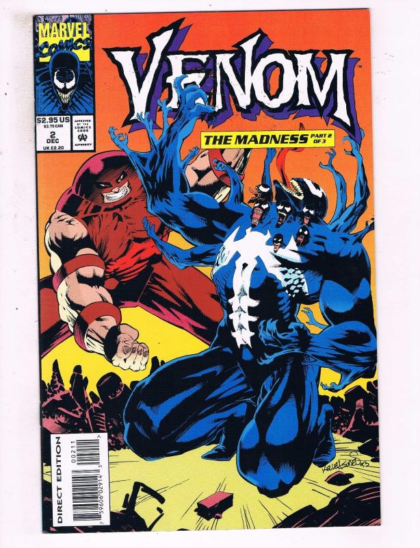 Venom #2 VF Marvel Comics The Madness Pt 2 Comic Book Juggernaut Dec DE20