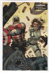 CAPTAIN AMERICA IRON MAN (2021 MARVEL) #1 VARIANT GLEASON STORMBREAKER VAR