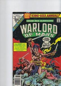 John Carter Warlord of Mars Annual #1 (1977)