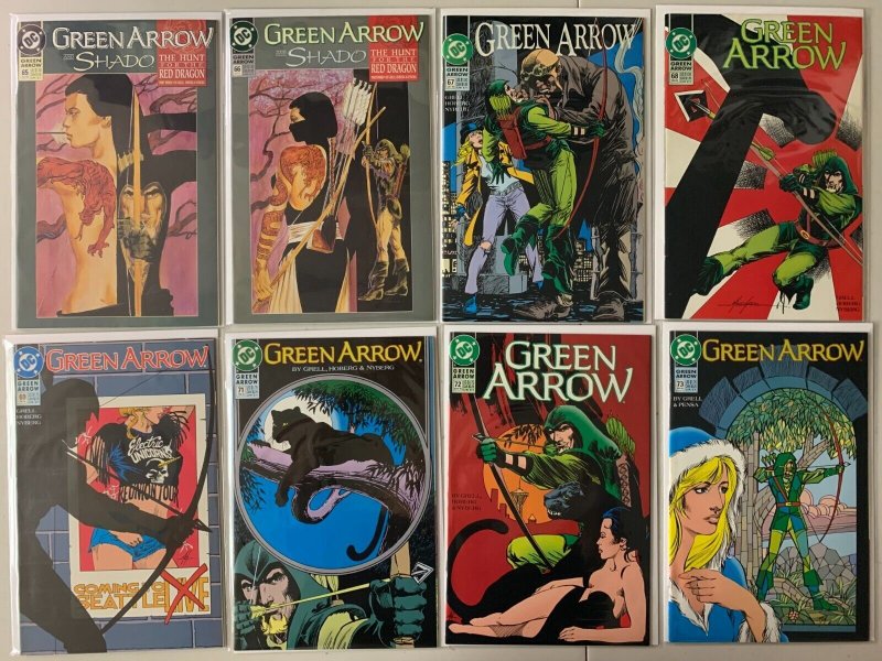 Green Arrow comics lot #36-74 33 diff avg 6.5 (1990-93)
