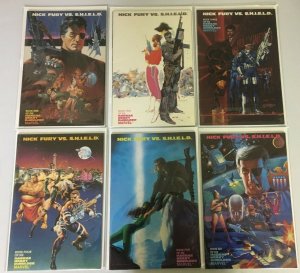 Nick Fury Vs Shield Set #1-6 8.0 VF (1988) 