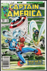 Captain America #302 Newsstand Edition (1985) Captain America