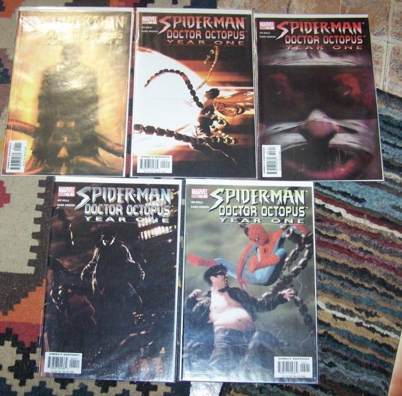 Spider-Man / Doctor Octopus: Year One #1 2 3 4 5 2004, Marvel MINI  SUPERIOR SET