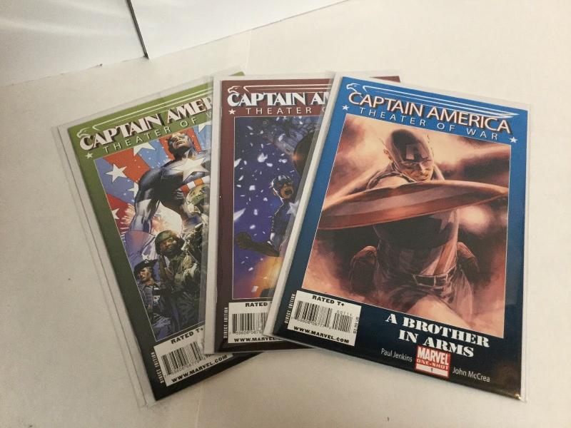 Captain America Theater Of War 1 3 one-shot Issue Lot Nm Near Mint Marvel Comics