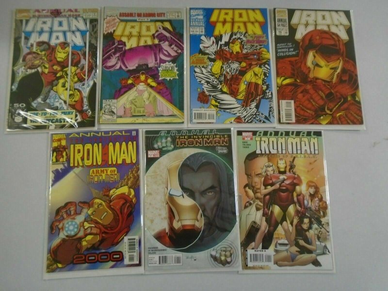 Iron Man Annual Comic Lot #3-15 (15 DIFF) - 7.0 FN/VF (6.0-8.0)- 1976-2008