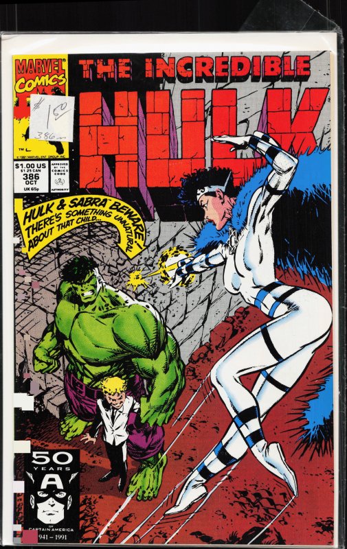 The Incredible Hulk #386 (1991) Hulk