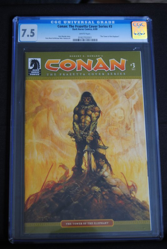 Conan: The Frazetta Cover Series #3, CGC 7.5, Kurt Busiek Story