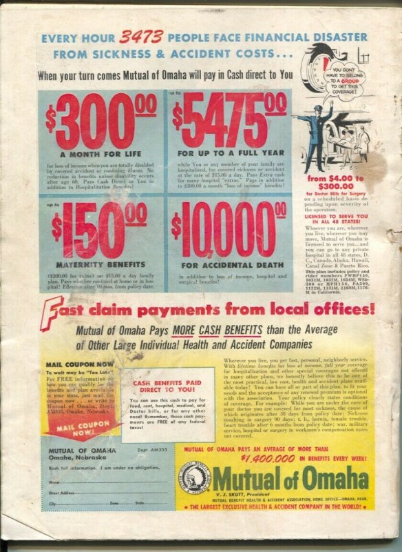 American Magazine 3/1955-J Edgar Hoover-pulp fiction-classic car ads-VG