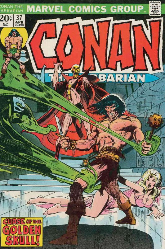 Conan the Barbarian #37 (with Marvel Value Stamp) VF ; Marvel