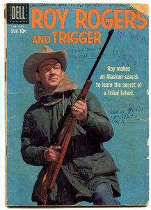 Roy Rogers And Trigger #133 1959-DELL WEST-RUSS MANNING G-