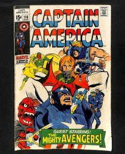 Captain America #116 Red Skull Avengers!