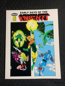 1986 EARLY DAYS OF THE KNIGHTS #2 VF- 7.5 Comics Interview