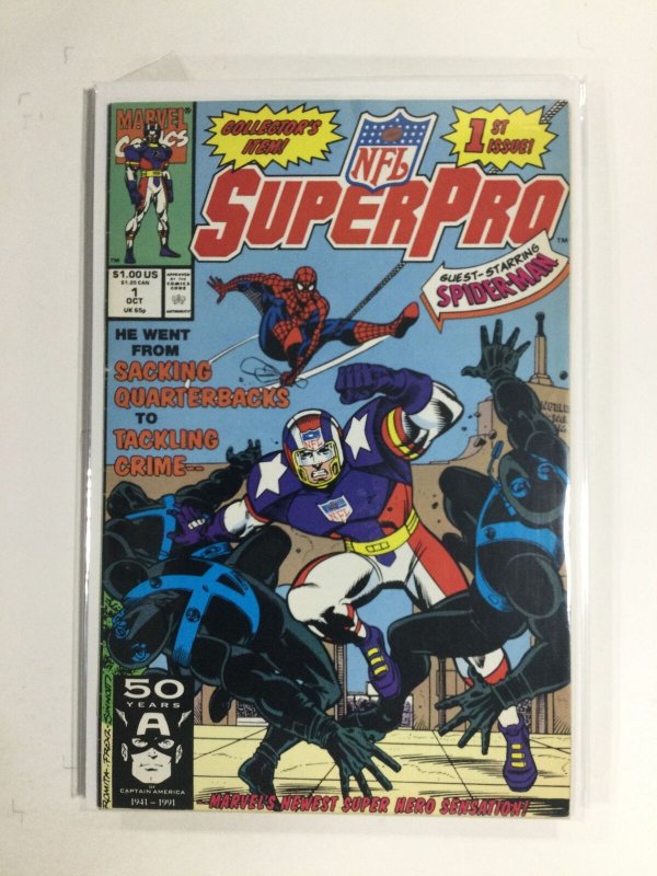 NFL Superpro #1 (1991) FN3B119 FINE FN 6.0