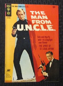 1966 THE MAN FROM UNCLE #9 VG+ 4.5 Gold Key / TV Tie-In / Photo Cover