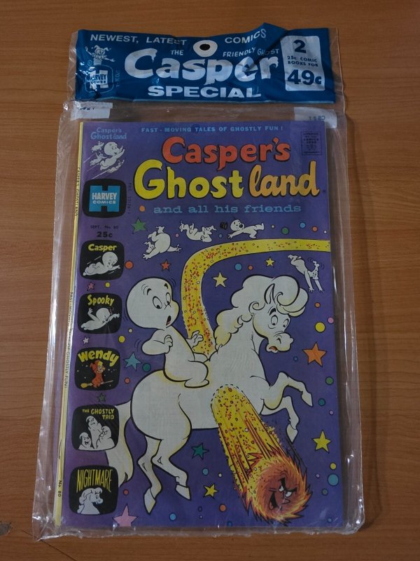 Harvey 2 Pack SEALED ~ Casper #175 Casper's Ghostland #80  ~NM~ 1974