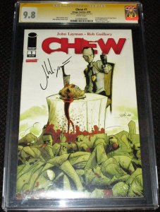 Chew #1 (2009) CGC 9.8 SS Signed by John Layman