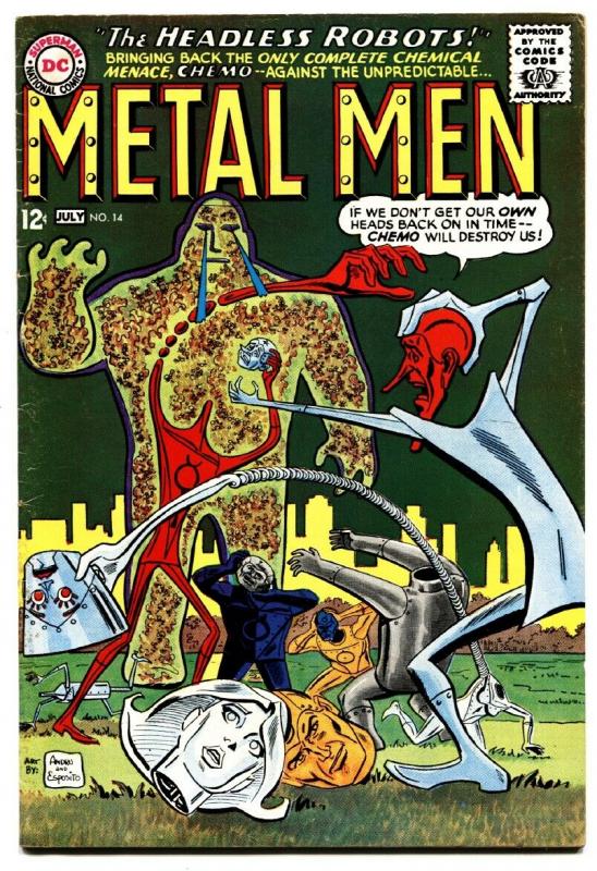 Metal Men #14 1965  DC Silver Age- Chemo appearance