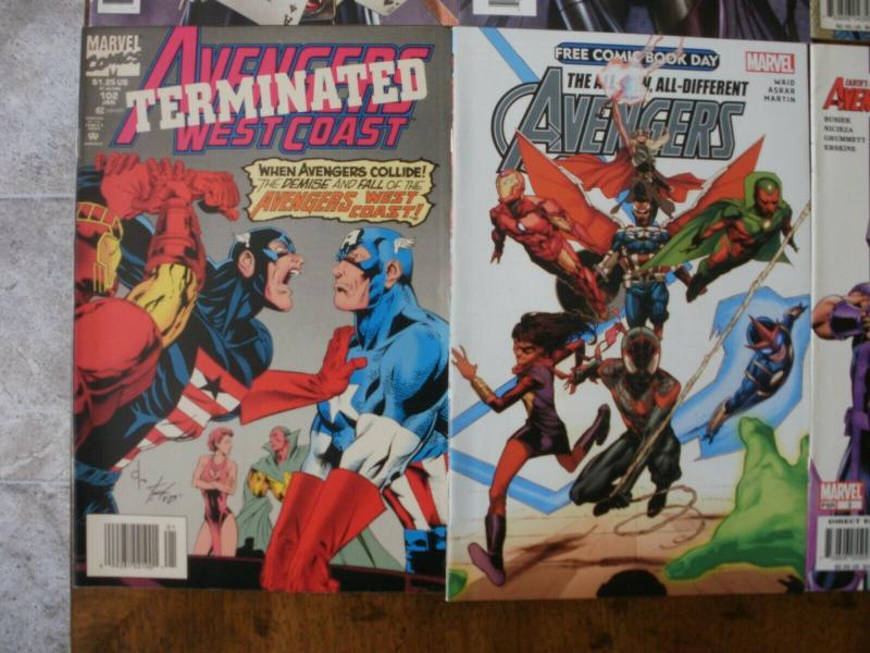 8 MARVEL Comic: AVENGERS IRON MAN AGENTS OF SHIELD THUNDERBOLTS WEST COAST