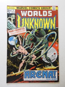 Worlds Unknown #4 (1973) FN- Condition!