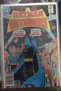 BATMAN AND THE OUTSIDERS # 1 1983 DC  2RD KATANA  1st issue  origin newstand var