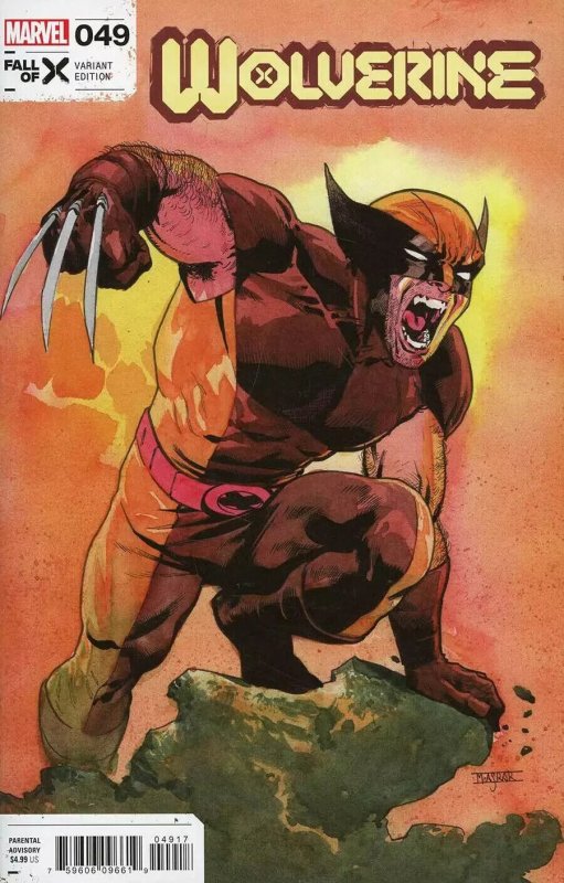 Wolverine #49 1:25 Mahmud Asrar Variant Marvel Comics 2024 EB801