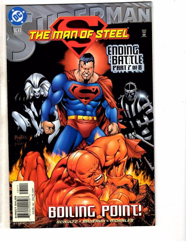 9 Superman Man Of Steel DC Comic Books #126 127 128 129 130 131 132 133 134 J214