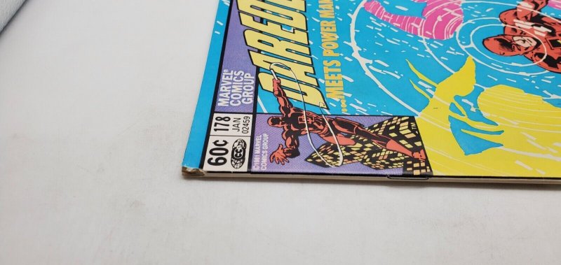 Daredevil #178(1982) Luke Cage and Iron Fist Elektra Newsstand VF