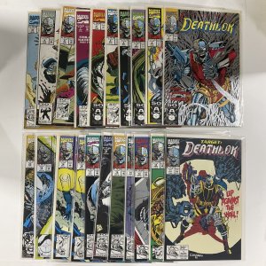 Deathlock 1-34 + Annual 1 & 2 & Special Complete 1991 Marvel Lot Of 37