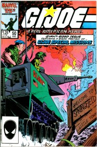 G.I. Joe #50 Marvel Comics 1986 VF+ 1st Zarana