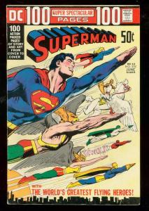 SUPERMAN #252 1972-HAWKMAN-DC 100 PAGE GIANT-NEAL ADAMS VG