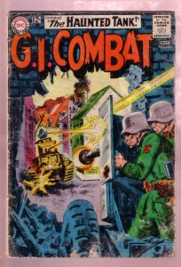 G.I. COMBAT #102 1963- THE HAUNTED TANK-KUBERT ART-DC FR