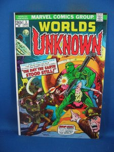 WORLDS UNKNOWN 3 VF MARVEL HORROR 1973