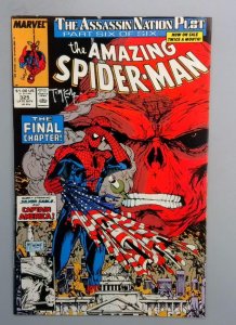 Amazing Spider-Man #325 VF SIGNED TODD MCFARLANE Marvel 1989
