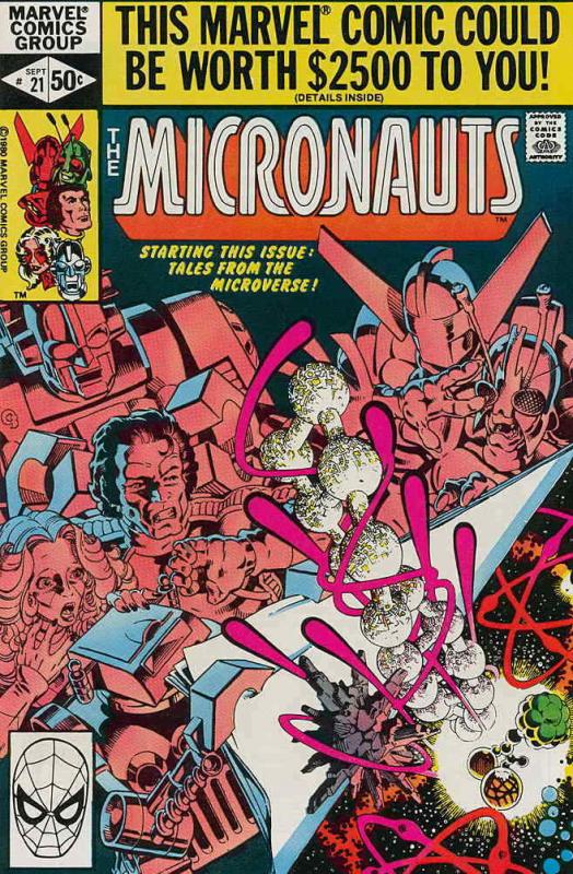 Micronauts (Vol. 1) #21 VF/NM; Marvel | save on shipping - details inside