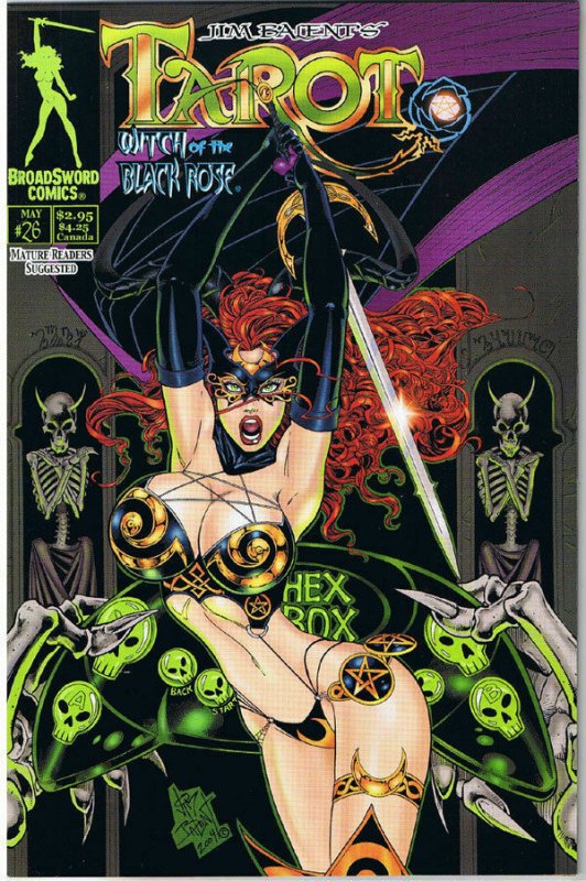 TAROT WITCH of the Black Rose #26 A, VF/NM, Jim Balent, 2000, Holly Golightly