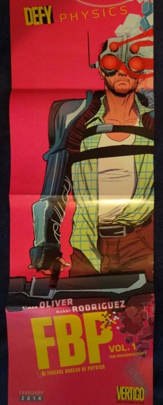 FBP PARADIGM Promo Poster, 11 x 34, 2014, VERTIGO Unused more in our store 512