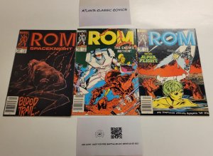 3 Marvel Comic Books ROM Spaceknight #54 55 56 47 SM3