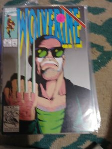 WOLVERINE # 59 1992 MARVEL LOGAN X-MEN JUBILEE
