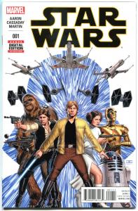 STAR WARS #1, VF+, Luke Skywalker, Darth Vader, 2015, more SW in store