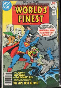 World's Finest Comics #243 (1977) Superman and Batman