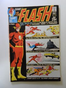 The Flash #205 (1971) FN+ condition stains back cover