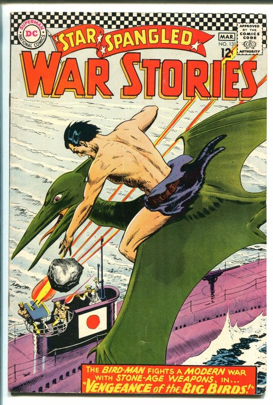 STAR SPANGLED WAR STORIES #131-1967-DC-RUSS HEATH-DINOSAUR-fn minus