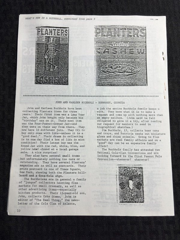 1979 PEANUT PALS PAPERS Fanzine Vol. 2 #2 FN 6.0 Planters Peanuts Memorabilia