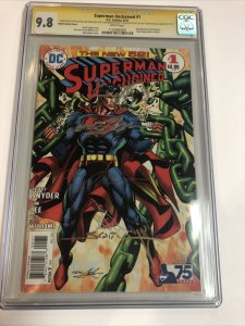 Superman Unchained (2011) # 1 (CGC SS 9.8) Nguyen Sinclair William Lee Adams