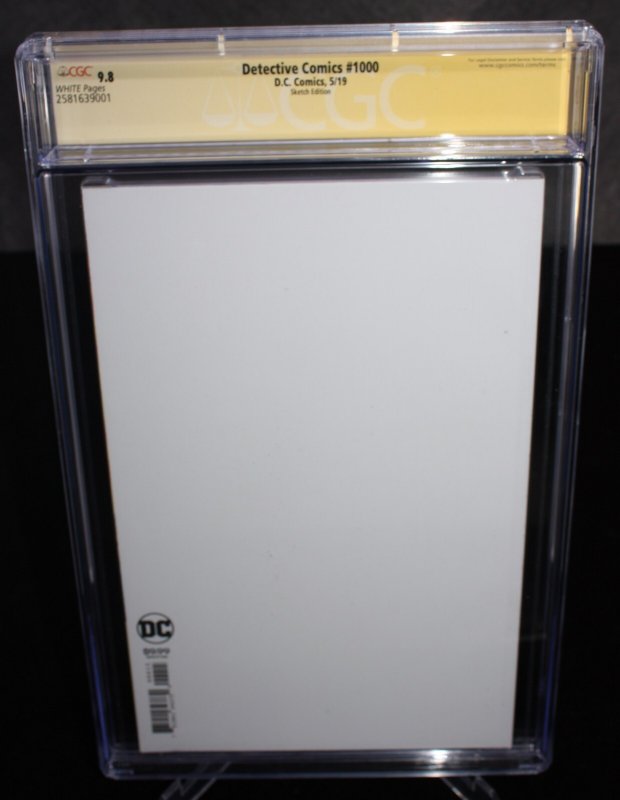 Detective Comics #1000 CGC (9.8) Signed & Sketched by Shelby Robertson - 2019