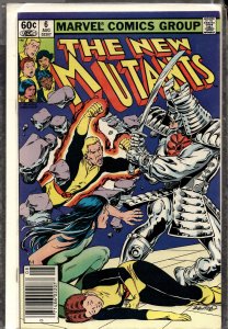 The New Mutants #6 Newsstand Edition (1983) New Mutants