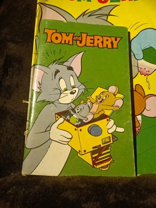 Tom And Jerry 6 Issue Bronze Age Comics Lot Run Set Collection Gold Key Cartoon