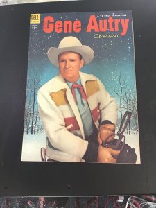 Gene Autry Comics #83 (1954) Classic winter cover! High-grade! VF- Oregon CERT!