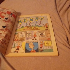 carl anderson's henry 4 dell comics 1949 golden age comic strip cartoon book